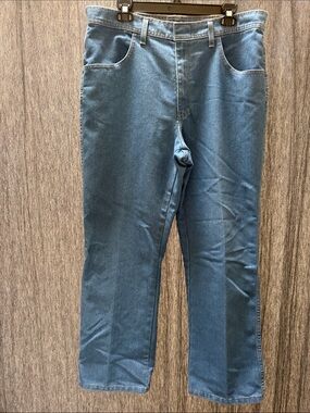 Basic Editions Men's Straight Jeans in Blue